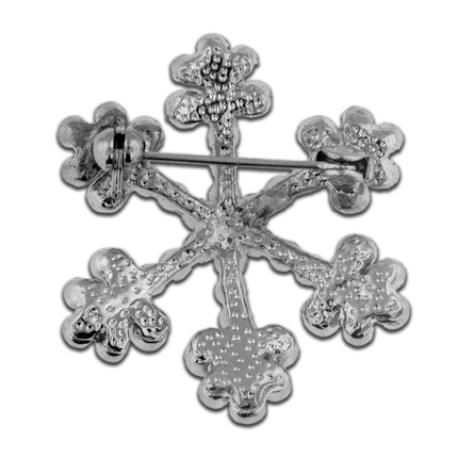     Rhinestone Pin - Snowflake