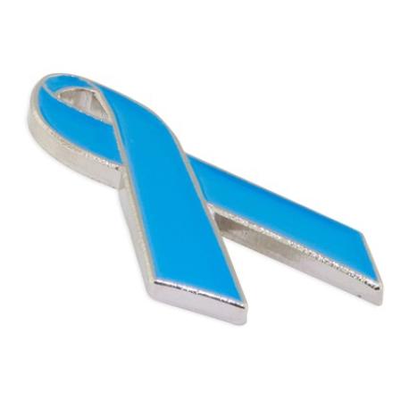     Light Blue Ribbon Pin