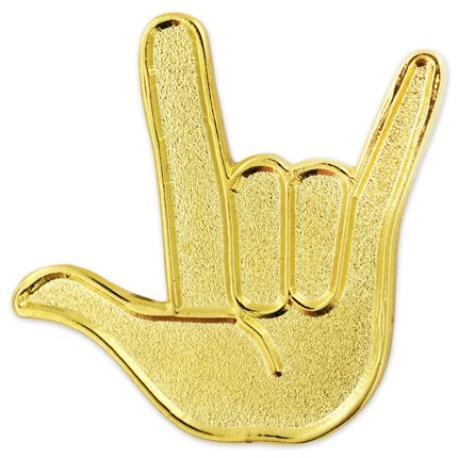     Love Hand Sign Pin