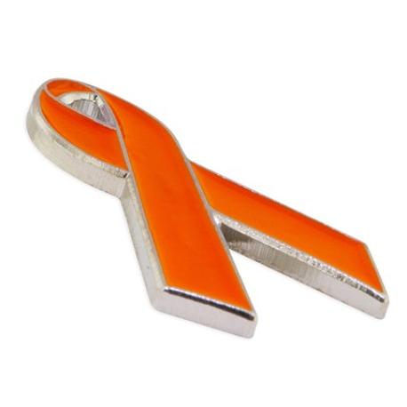     Orange Ribbon Pin