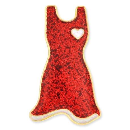     American Heart Month - Red Dress Pin