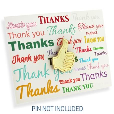     Words of Thanks Presentation Card