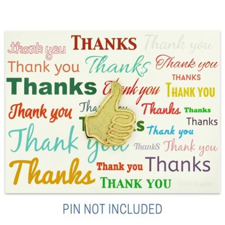     Words of Thanks Presentation Card