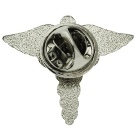     Caduceus Pin - Silver