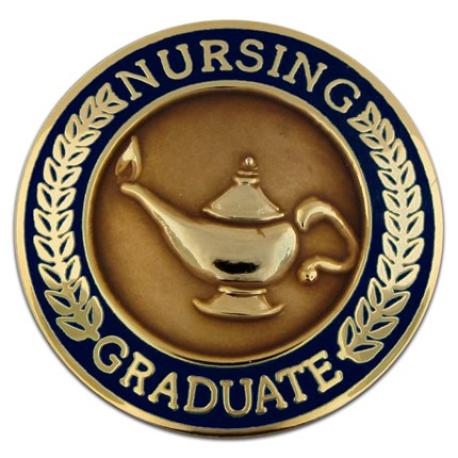     Nursing Graduate Pin - Navy Blue