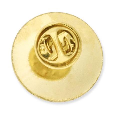     Gold Basketball Chenille Pin