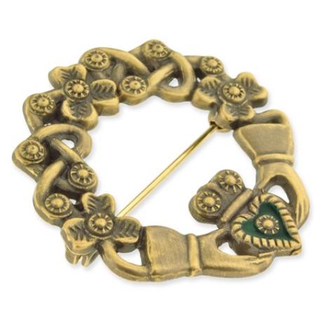     Irish Claddagh Pin