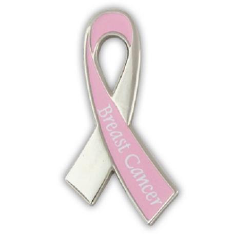     Breast Cancer Awareness Pin on Card