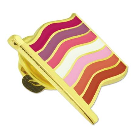     Lesbian Pride Flag Pin