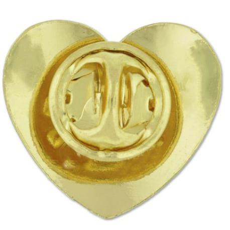     Gold Heart Lapel Pin