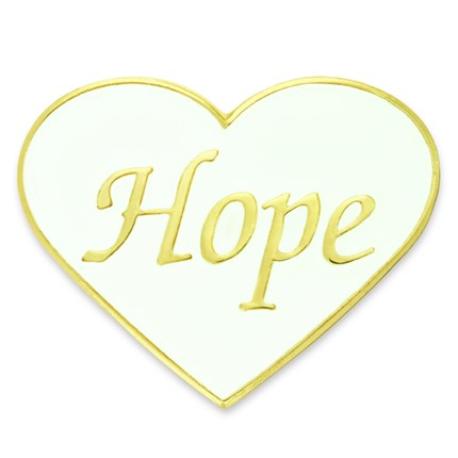     Hope Heart Pin