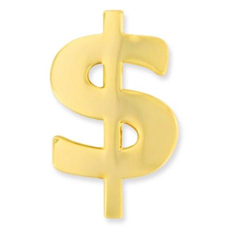     Dollar Sign Pin ($)