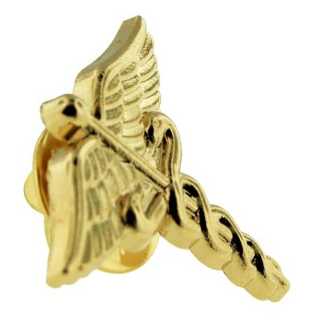     Caduceus Pin - Gold