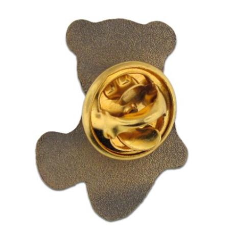     Teddy Bear Pin - Antique Gold