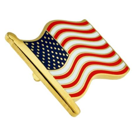     American Flag 3-Pin Set