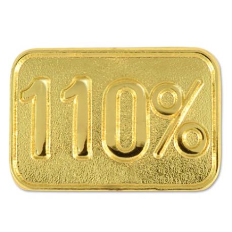     110% Lapel Pin