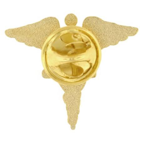     MA Caduceus Lapel Pin