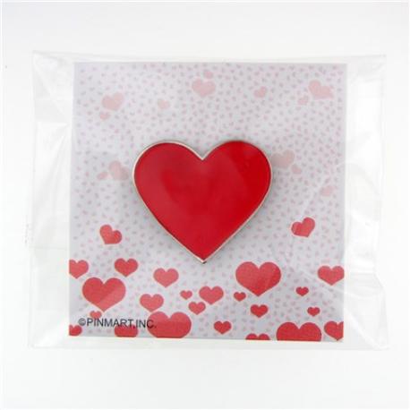     Red Heart Presentation Pin and Card