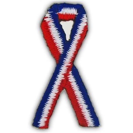     Applique - Red, White and Blue Ribbon