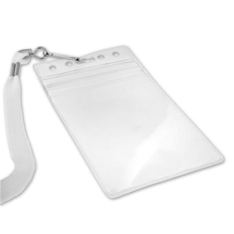     Vertical Zip Badge Holder