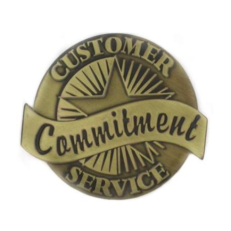     Customer Service Commitment Pin