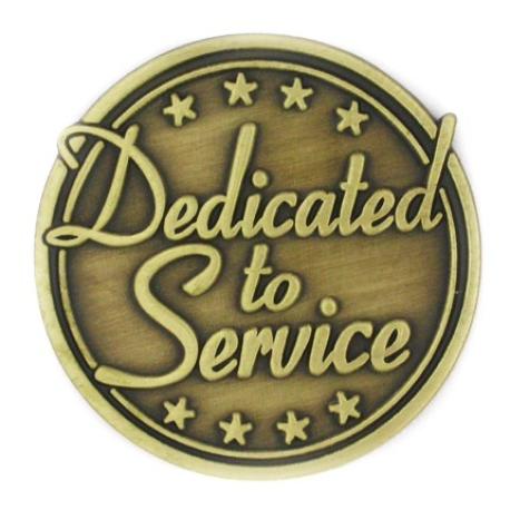     Dedicated to Service Pin