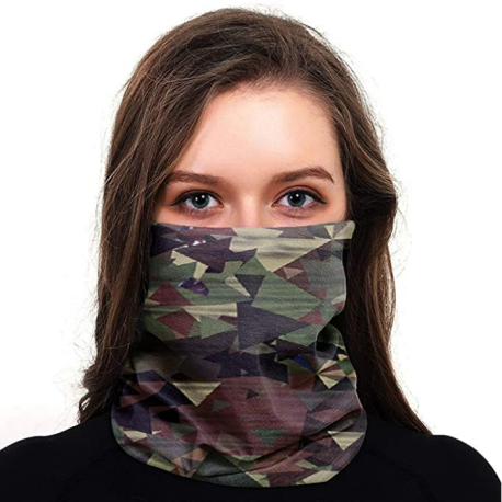     Seamless Face Mask Bandana Dust Mask NeckGaiter Mouth Mask Face Cover for Women Men 